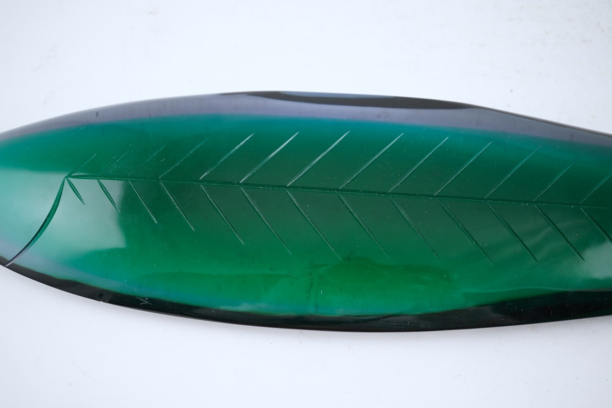 Flavio Poli (Italian, 1900-1984) for Seguso Vetri D'Arte: A Murano sommerso glass fish